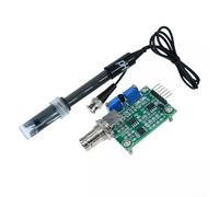 Para electrodo sensor de pH con conexión BNC para lecturas precisas en acuarios (módulo + sonda (no recargable))