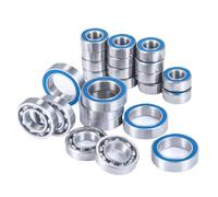 Para Element RC Para Enduro Para Sendero 1/10 24 Piezas Kit De Cojinetes Sellados De Goma Azul Para Eje Para Cubo De Rueda Piezas De Modelo De Camión De Coche RC RC Rodamientos