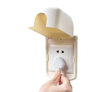 para enchufes eléctricos a prueba de bebés - Protectores adhesivos de seguridad para niños, protectora de enchufe impermeable | Protectores de placa de pared para guardería, dormitorio