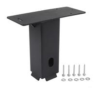 Para enganche de pared de montaje en pared receptor de acero negro para | Se adapta a receptores de 2 pulgadas, diseño vertical, ahorra espacio en el garaje, sostiene portabicicletas o portadores de
