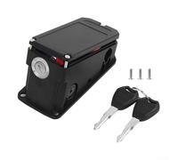 Para Engwe E-Bike Bloqueo de la Batería Conector Placa Cubierta XT60U-M Puerto Seguro Montaje Fácil Instalación Ligero Negro 19x8x8cm ABS Protección para
