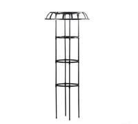 Para enrejado superior de hongos para plantas trepadoras, soporte de torre de obelisco de jardín inoxidable para vid de tomate, jaula de estaca de flores vertical para crecimiento de patio al aire