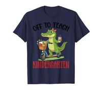 para enseñar a la Escuela de Scooter de Maestros de cocodrilo de jardín de Infantes Camiseta