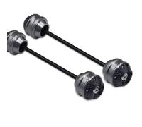 Para ER-6N Para ER-6F 2006-2016 Para ER-4N Para ER-4F 2010-2016 Kits De Almohadillas Protectoras Anticaídas Para Horquilla Eje Delantero Trasero De Motocicleta Moto Eje Slider Protección(Metallic,1 Pa
