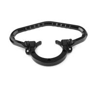 para ER4N ZX6R ZX10R Z1000 Z800 Z750 ER6N ER6F ZX14R Empuñadura Delantera Pasajero Moto Barra Agarre Tanque Combustible Apoyabrazos Manija Tanque pasajeros(Negro)