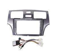 para ES ES300 ES250 ES330 XV3 Kit De Tablero Panel Fascia Marco Coche 9 Pulgadas Instalación 2 DIN Marco de Radio(Cable de Marco Canbus)