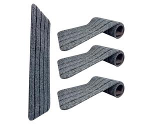 para escalones de autocaravana - para escalones de remolque | Alfombra para gravar para remolque, 4 piezas Alfombra antideslizante resistente a las manchas para autocaravana para