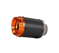 para Escape Universal de Fibra Carbono 51MM para Motocicleta, Trasero Recto para Carreras Tubos Tubo de Escape Delantero(A)