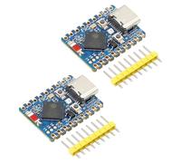Para ESP-32 Mini Placa de desarrollo Binghe 2 piezas Para ESP-32-Zero Módulo Basado en para ESP-32 Processore Dual-Core 2.4GHz WiFi Bluetooth Frecuencia de funcionamiento 240MHz Compatible con Arduino