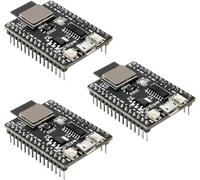 para ESP-32 Tarjetas de Desarrollo Binghe 3 Piezas para ESP-32 ESP-32-DevKitM-1-C3 ESP-32-C3-MINI-1 WiFi+BT Le Module ESP-32-FN4 Core 4MB Flash Compatible con Arduino