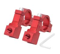 para espejo de motocicleta: aleación de aluminio de 2 piezas, juego de universal, espejos retrovisores | ideal para caminatas, viajes al aire libre y
