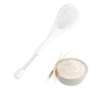 para Espolvorear Azúcar - Cuchara De Polvo De | Cuchara De Tamiz De Polvo, Desempolvar | Plumero para Cocinar Multifunción | Plumero En Polvo Desmontable, Tamiz De Harina, Pluma