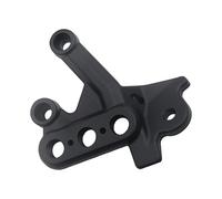 Para Estribos De Bicicleta Eléctrica - Aleación De Aluminio Negra De 7.9 Pulgadas, Soporte Para Pedal Sucio Resistente | Base Del Reposapiés Para Scooter Con Amortiguación De Vibración Antideslizante