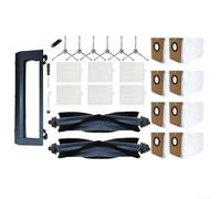 Para Eufy Clean L60 Ses L50 para Hybrid Ses Robot Aspiradora Kit de Accesorios con 2 Cepillos Principales 6 Cepillos Laterales Filtros Hepa Lavable y Bolsas de Polvo para Limpieza de Pisos de Pelo de