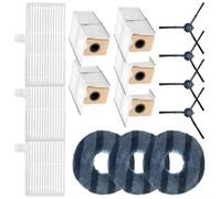 Para eufy para omni C20, juego de piezas de repuesto filtro mopa para eufy | Filtros, toallitas, bolsas de polvo, cepillos laterales, compatibles con OMNI C20