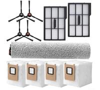 Para Eufy para Omni E25 E28 Juego de accesorios de limpieza compatibles cepillo principal cepillos laterales limpiador bolsas filtros