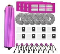 Para Eureka J15 para Evo Ultra Robot Partes de repuesto de aspiradora, bolsas autovaciadas de 3.3L, cepillo principal, cepillos laterales, filtros, paños de fregona, juego de accesorios de limpieza (B