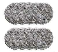 Para Eureka J15 Pro para reemplazo de paño de fregona ultra limpio, trapo de microfibra para limpieza y mantenimiento de pisos, ofrecido en paquetes de 4 o 10 piezas (10 unidades, gris)
