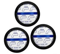 Para Eureka Soluciones de filtro de vacío inalámbrico de alta eficiencia, componentes no tejidos compatibles con NE Series 380 580 (paquete de 3)