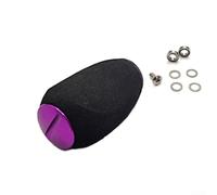 Para EVA Casting Spinner Reel Handle Knob para Daiwa con junta de rodamiento- Accesorio de agarre de carrete de pesca dorado 38x24mm Eje de ajuste 26.5-27.5mm- Reemplazo resistente al agua salada