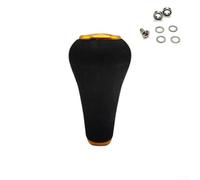 Para EVA Fishing Reel Knob CQ200 para Daiwa Tatula Para Metanium Para Curado Tambor Baitcasting Carrete Piezas Accesorios de reparación Gris Plata Negro (oro)