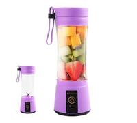 para exprimidor - Botella de fruta 8 x 8 x 23 cm 400 ml, para zumos portátil con carga USB, para pequeños electrodomésticos de cocina con hoja de acero