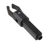 Para extractor de torno CNC, 1 pieza con mandíbulas integradas y acabado galvanizado para resistencia al desgaste en aplicaciones de torno automático (mango cuadrado 20)