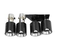 Para F10 F11 520i 523i 525i 528i 530i Boquilla Tubo Silenciador Cuádruple Con Punta Escape Doble KISSGPIPOL(Carbon 2)