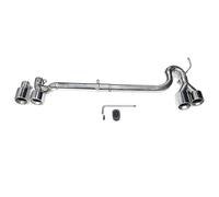 Para F10 F11 520i 525i 528i 535i Sistema Escape Deportivo Para Coche Boquilla Cuádruple Punta De Tubo Silenciador KISSGPIPOL(Plata)