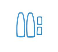 Para F20 Para F30 Para F34 Para F48 Para X1 Interruptor Ventana Panel Elevación Marco Moldura Accesorios Interiores Del Coche Coche Interior(Blue(Style B))