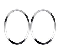 Para F55 F56 F57 03-18 cromo izquierda derecha faros delanteros ceja anillo reemplazo