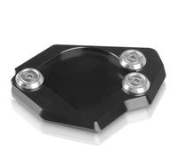 Para F700GS F650GS Para Twin 2008-2015 Extensiones Para Caballete Lateral De Motocicleta RESPUNEKBAH(Black)