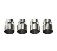 Para F87 M2 F80 M3 F82 F83 M4 4 Piezas Puntas Escape De Acero Inoxidable Tapón Directo Punta De Escape Silenciador Boquilla De Tubo Escape(Matte)