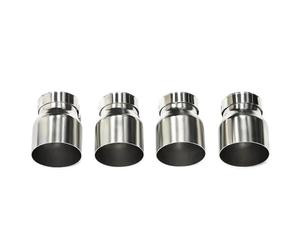 Para F87 M2 F80 M3 F82 F83 M4 4 Piezas Puntas Escape De Acero Inoxidable Tapón Directo Punta De Escape Silenciador Boquilla De Tubo Escape(Matte)