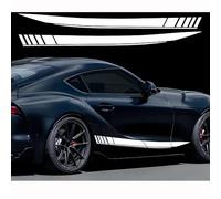para faldón de Puerta Pegatinas para Coche, Kit de Pegatinas de Vinilo para Puerta Lateral de Supra, Pegatinas de PVC Impermeables para vehículos, Accesorios de decoración para Coche.