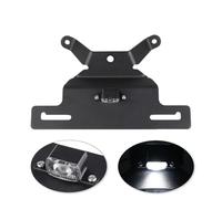 para Fat Boy 114 107 2018-2024 Guardabarros Limpio Trasero Eliminador Soporte Trasero FLFB Soporte para Matrícula Luz LED Soportes de matrículas para Moto(A)