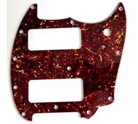 Para Fender Offset Series Mustang P90 Style Guitar Golpeador de placa de repuesto (1-4 capas de tortuga café)