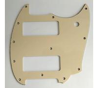 Para Fender Offset Series Mustang P90 Style Guitar Golpeador de placa de repuesto (4-3 capas beige)