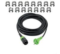 Para FESTOOL Cable de repuesto H05 RN-F-4 203914 (489421) para FESTOOL, cable de goma de 240 V con cierre de bayoneta, alivio en cadena para máquinas herramientas (7,5 m)