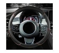 Para Fiat 500 2007-2022 Para 500e 2020-2021 Para 500L 2014-2018 Para 500X 2015-2022 Funda Volante Piel Microfibra Cubierta Volante Fundas Volante(COFFEE O SHAPE)