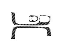 Para Fiat 500 2008 2009 2010 2011-2023, Marco Interruptor Elevación Ventana Coche Cubierta Decorativa Embellecedor Interior Estilo Automóvil(Black carbon,Right-driving)