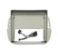 para Fiat 500 312/FF 2010-2015 Radio 9 Pulgadas 1DIN Marco Panel Estéreo Arnés Cableado Adaptador Cable Alimentación Decodificador CANbus Marco Adaptador Radio(Beige,Frame an canbus)