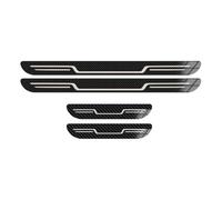 para Fiat 500 500C 500L 500x Panda Punto Bravo Tipo Protector Umbral Puerta 4 Piezas Coche DecoracióN para Estribos Acero Inoxidable Antiarañazos Anti-Deslizante Accesorios