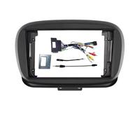 para Fiat 500X 2014-2020 Marco De Radio Android De 9 Pulgadas 2DIN Panel Estéreo Arnés De Cableado Caja CANbus KLAUER(Frame Wire)