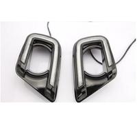 para Fiat para Freemont 2014 2015 2016 2017 1 par de Luces LED DRL de circulación Diurna, luz antiniebla Diurna con señal de Giro Coche Faro Principal Montaje(Type B)