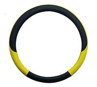 para Fiat para Grande para Punto para Bravo para Tipo para Panda para Freemont para Doblo para Stilo Cubierta para Volante De Coche Funda Volante Coche(Amarillo)