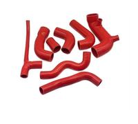 Para Fiat Para Uno Para Turbo Ie 1.4 MK2 1989-1995 Intercooler Radiador Conector Admisión Aire Kit Manguera Silicona Coche Turbo Tubo Admisión Aire(rojo)