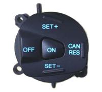 para Fiesta MK7 MK8 ST para Ecosport 2013, Interruptor de Control de Crucero, Cubierta del Panel del Marco del Volante (retroiluminación Azul)