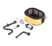 para filtro Aire y Tubo Aceite para Sierra MS440 Alloy para | Compatible MS440, para filtro aire y bujía, instalación rápida, aleación duradera, protección motor
