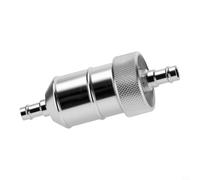para filtro Aluminio 6mm 40 Plata para filtro Aluminio 6mm | Aleación aluminio, flujo directo, 40 filtrado, para manguera 6mm, acabado plateado